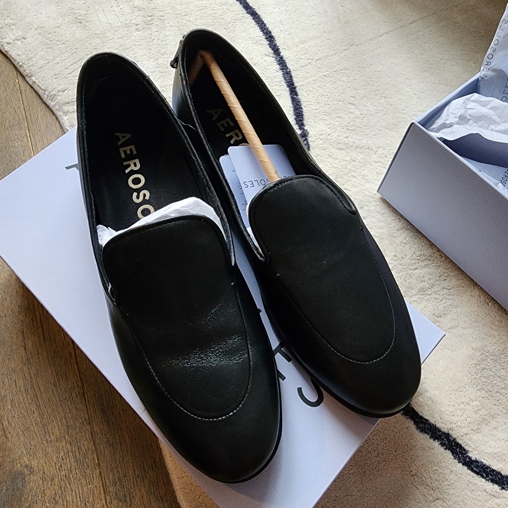 Aerosoles Women''s Black Loafers 7M
